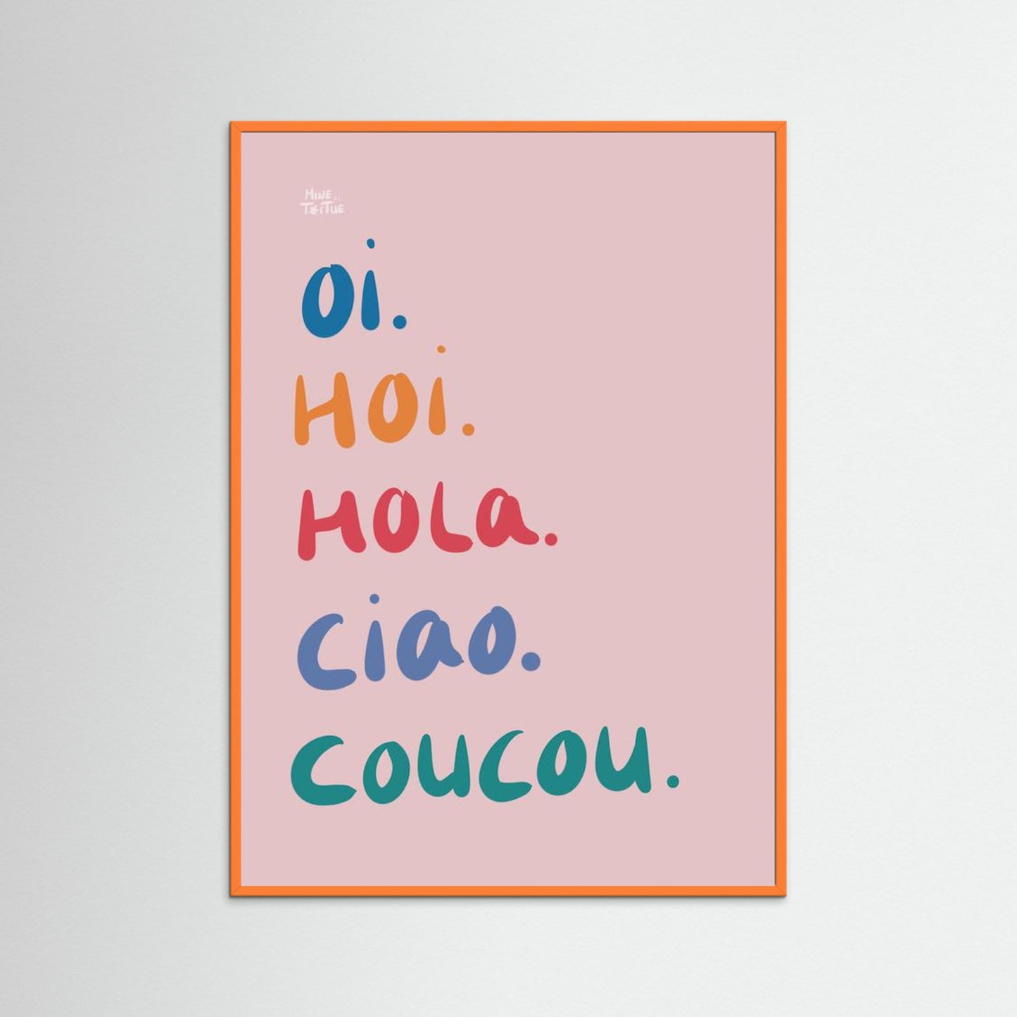 Poster print ‘Hi’