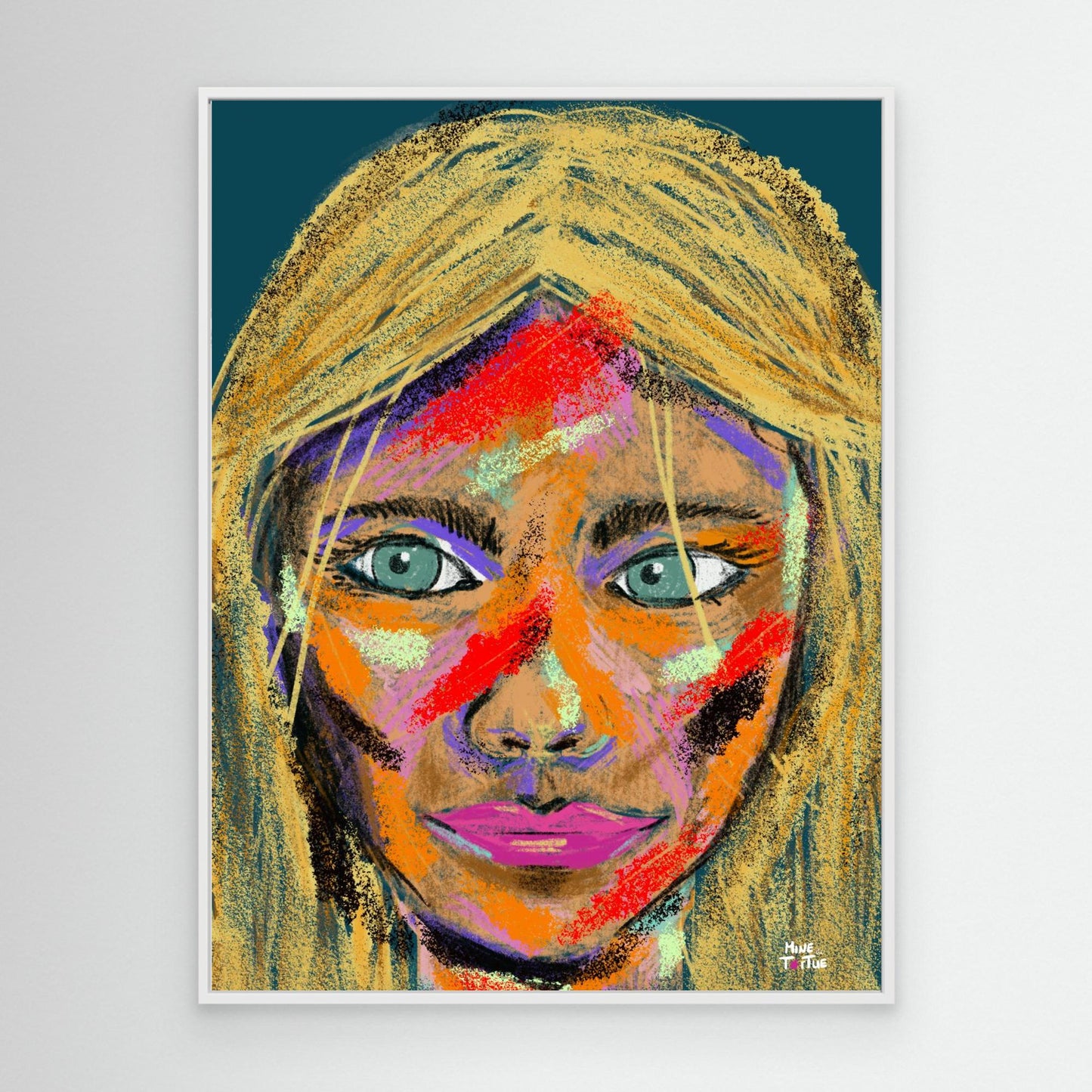 Canvas print ‘Colourful Portrait’