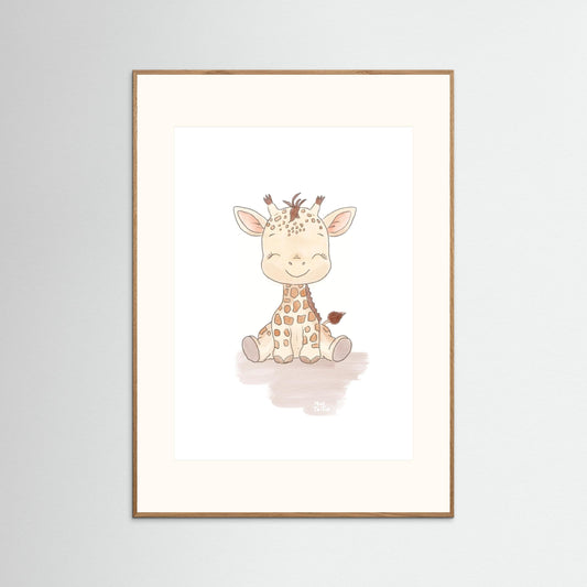 Poster print ‘Baby Giraffe’