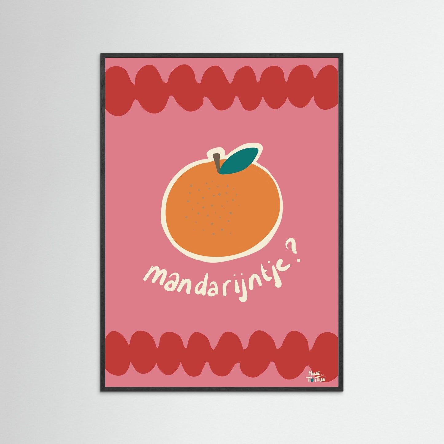 Poster print ‘Mandarijntje?’