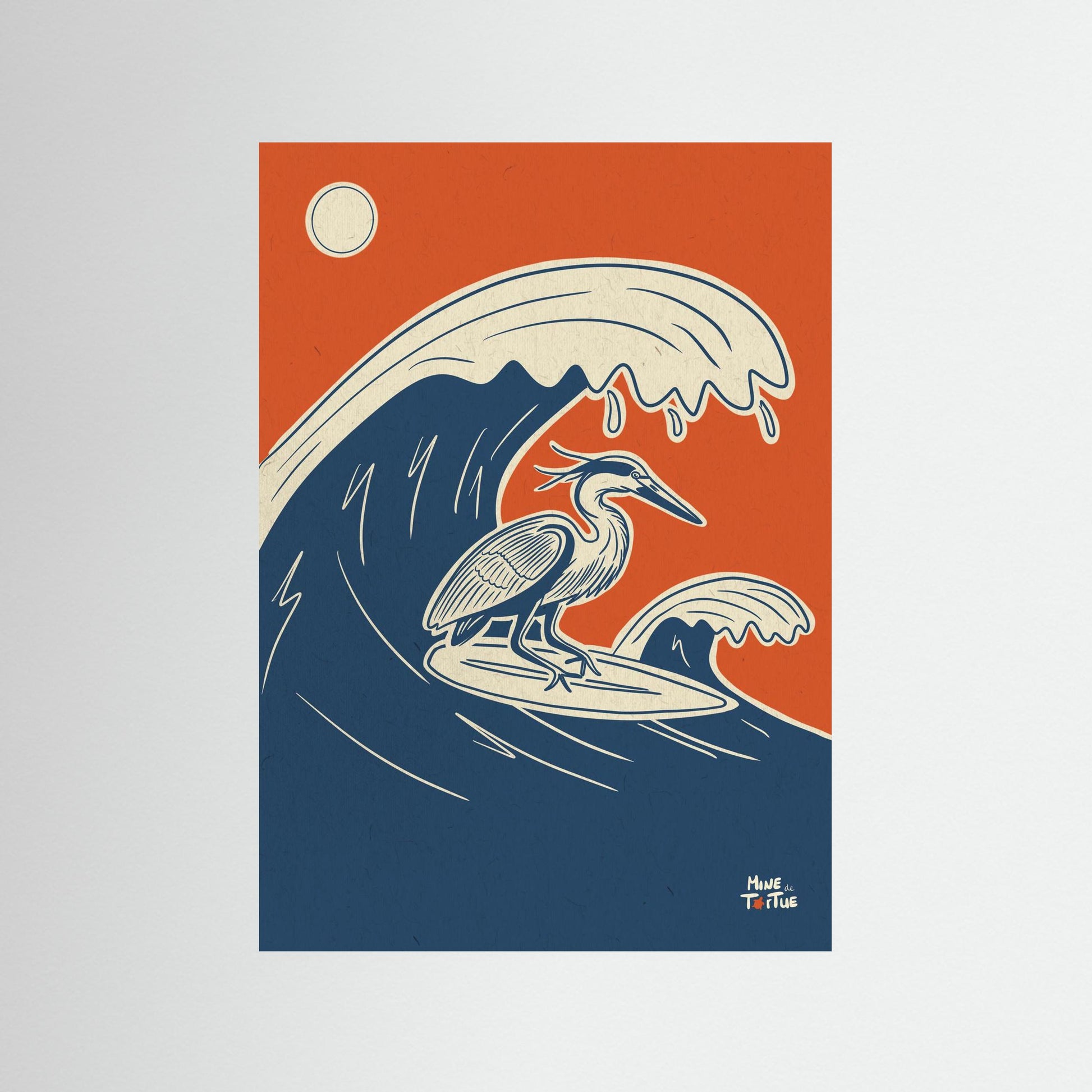 Poster Print ‘Catching Waves’