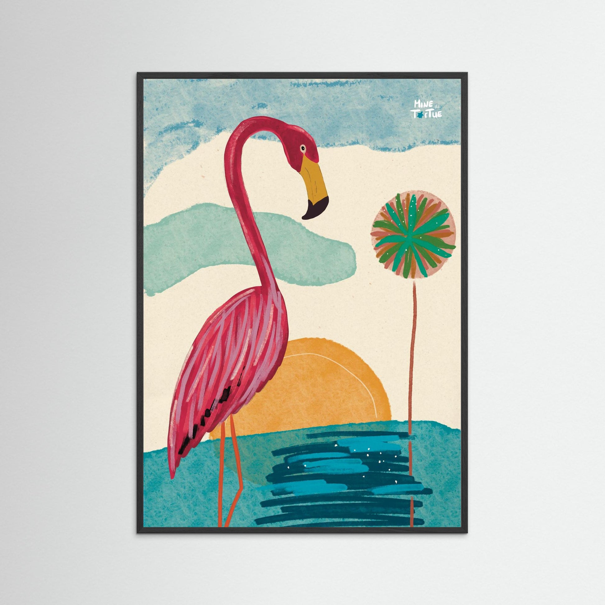Poster Print ‘Flamingo’