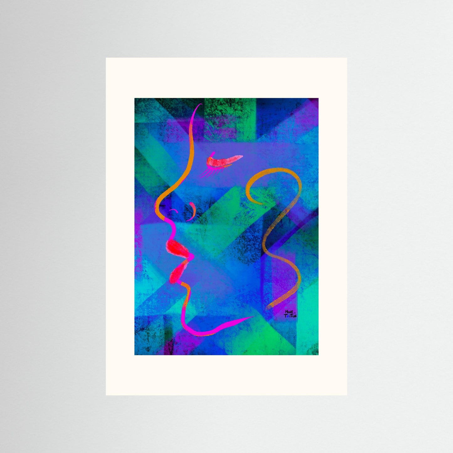 Poster print ‘Side portrait’