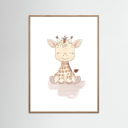 Poster print ‘Baby Giraffe’