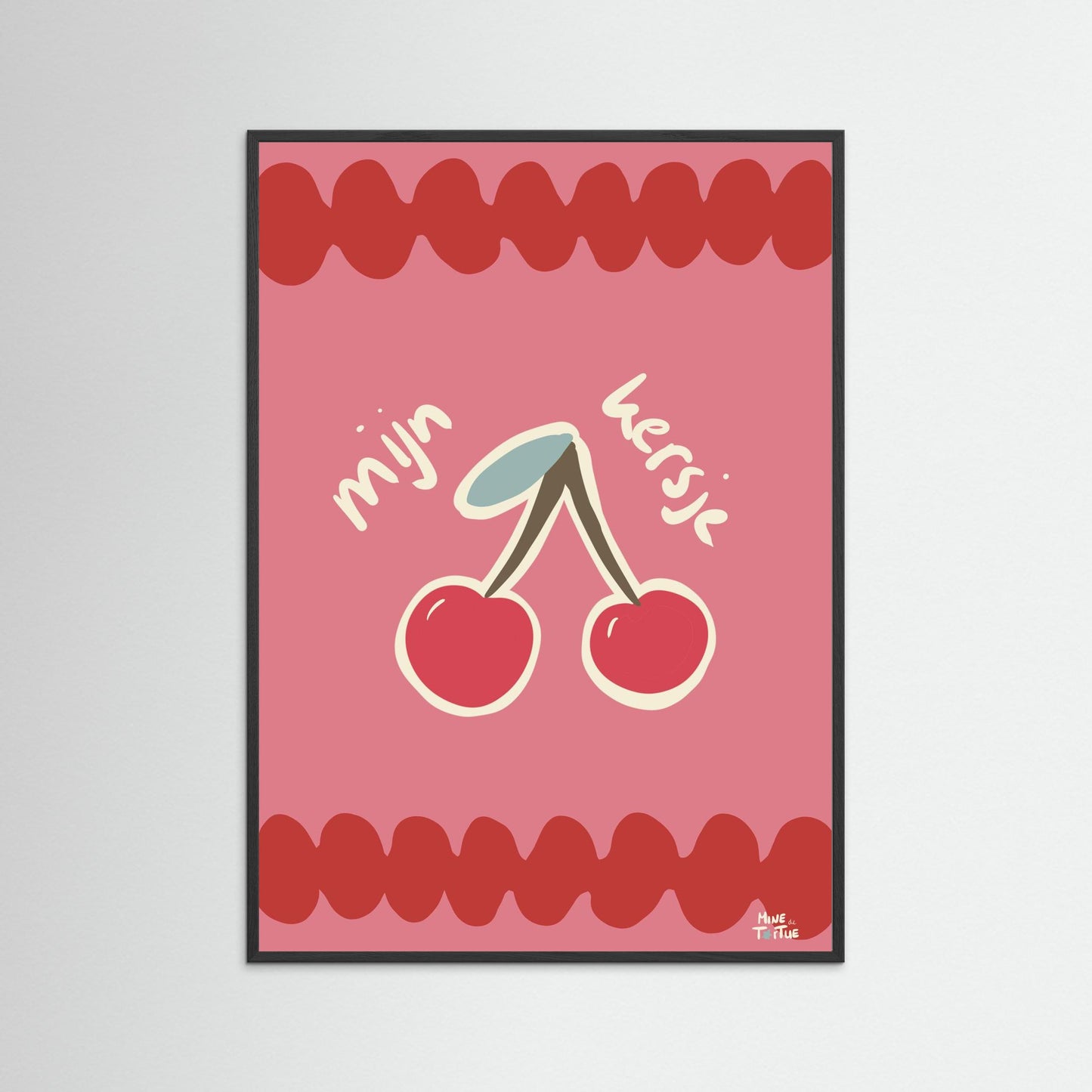 Poster print ‘Mijn kersje’ 