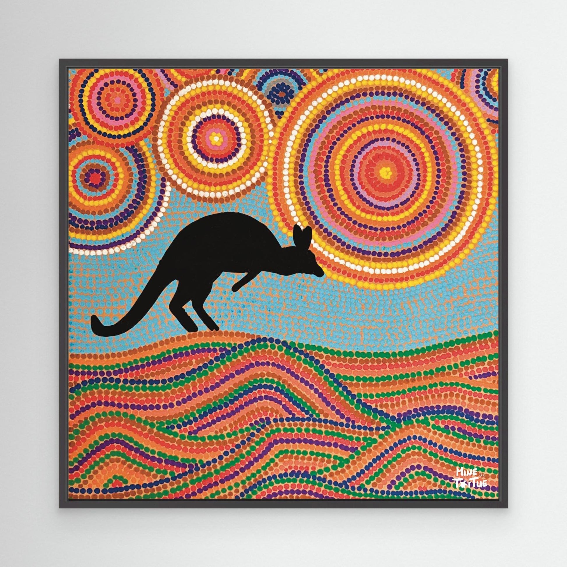 Canvas print ‘Kangaroo’ (non EU/UK)