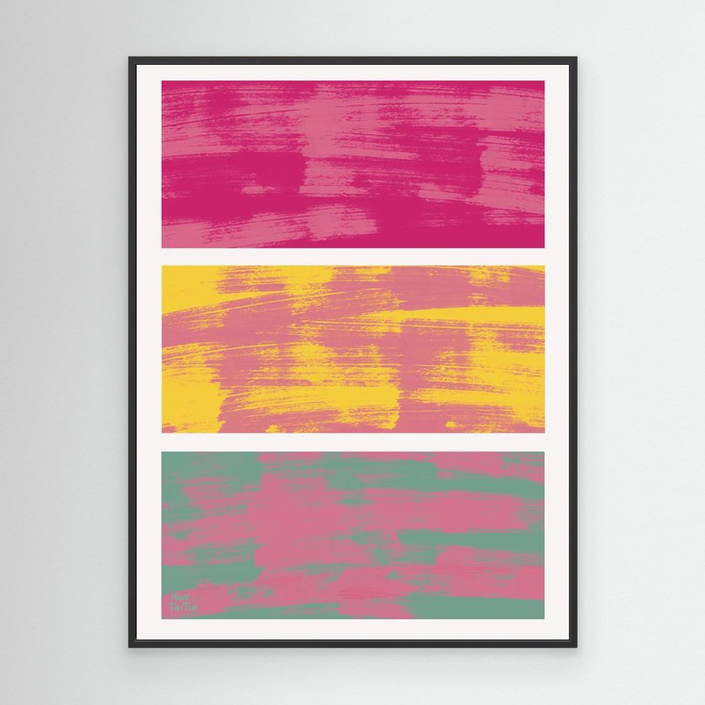 Canvas print ‘Pink over everything’