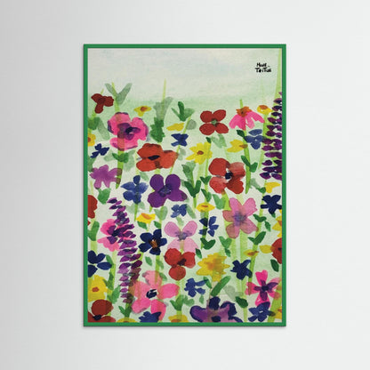 Poster print ‘Flower field’