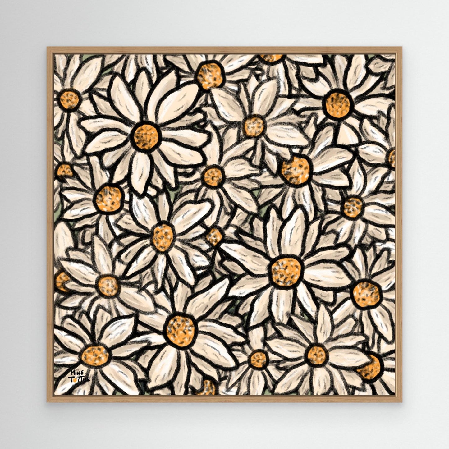 Canvas print ‘Daisies’