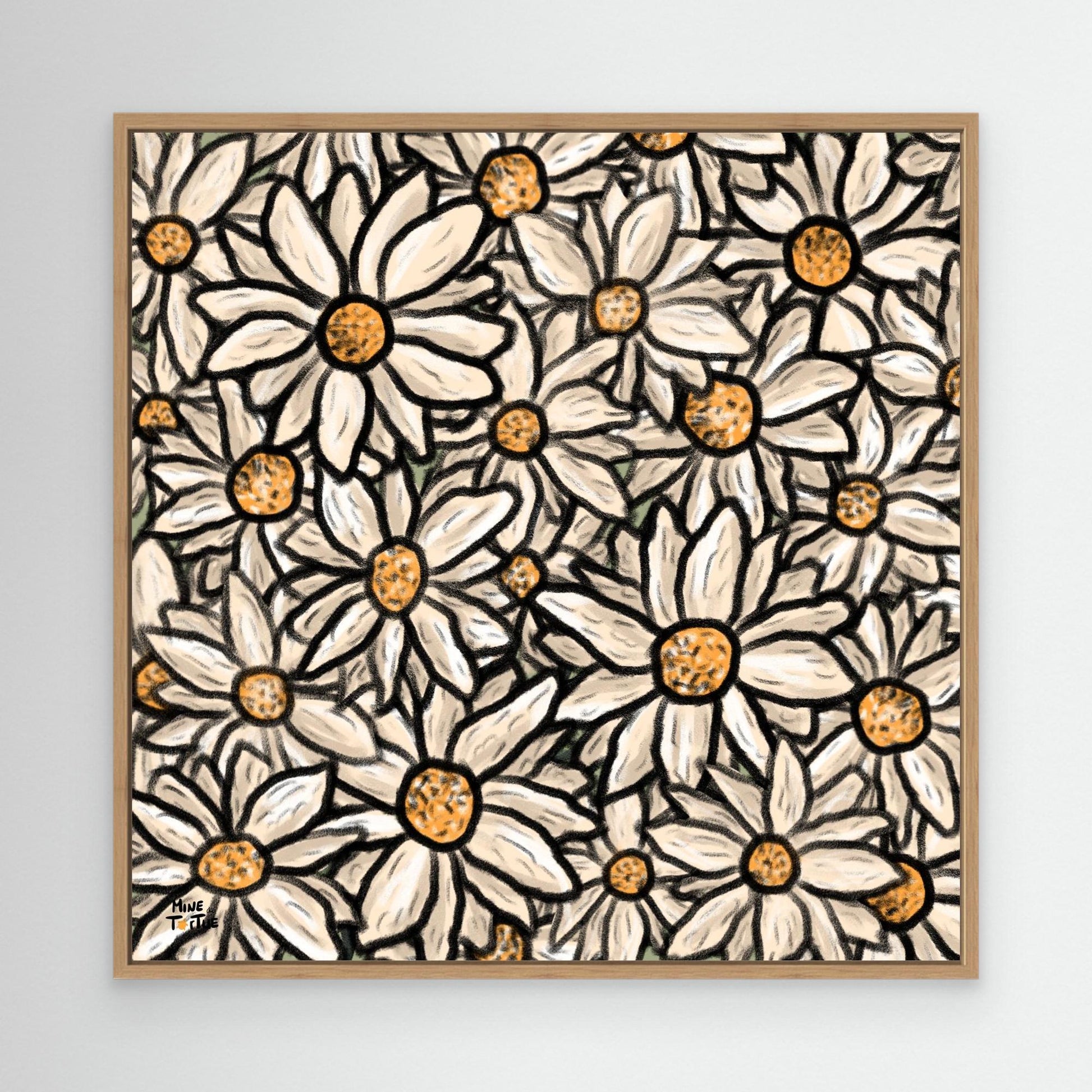 Canvas print ‘Daisies’