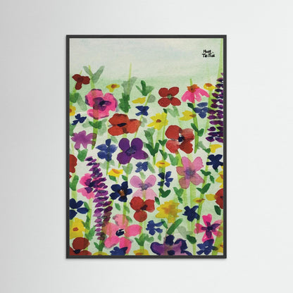 Poster print ‘Flower field’