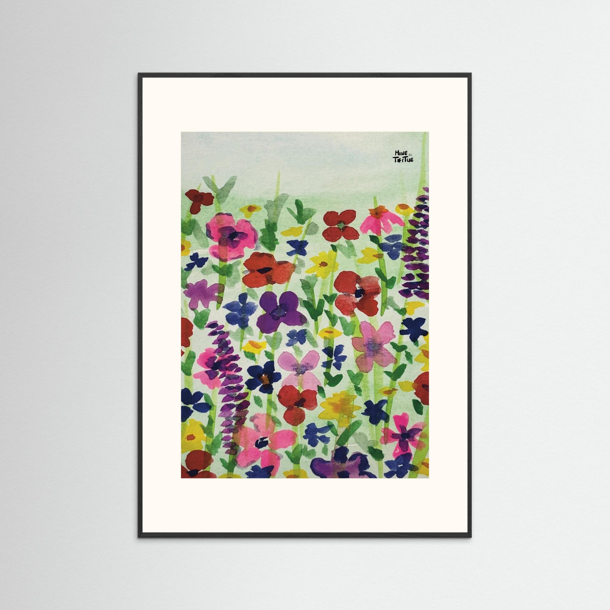 Poster print ‘Flower field’