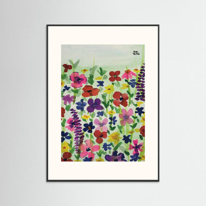 Poster print ‘Flower field’
