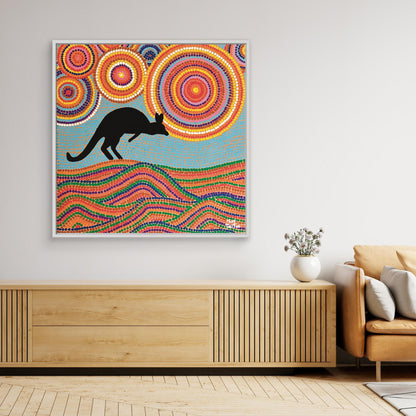 Canvas print ‘Kangaroo’ (non EU/UK)