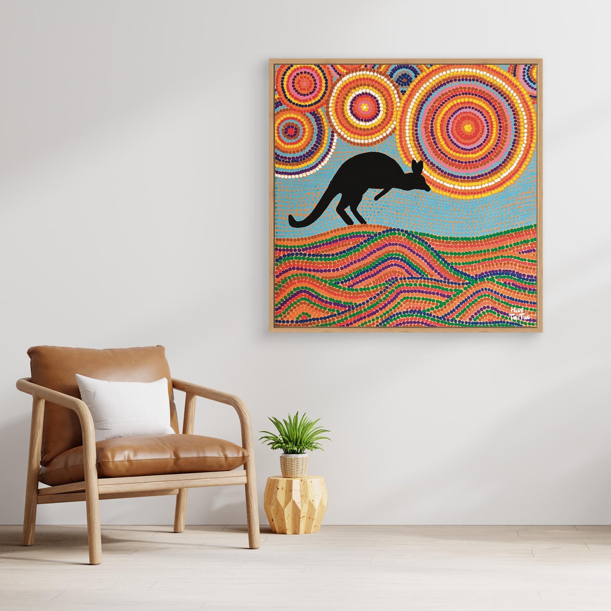 Canvas print ‘Kangaroo’ 