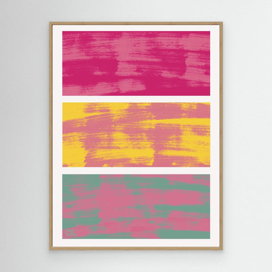 Canvas print ‘Pink over everything’