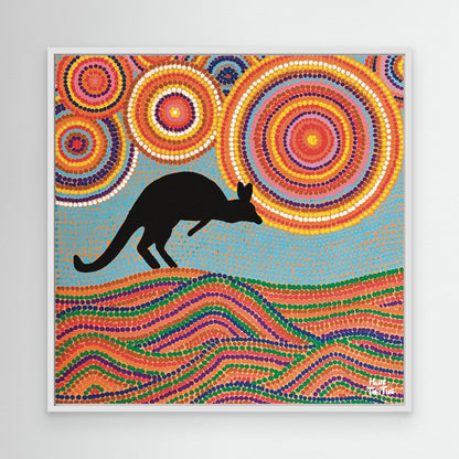 Canvas print ‘Kangaroo’ 