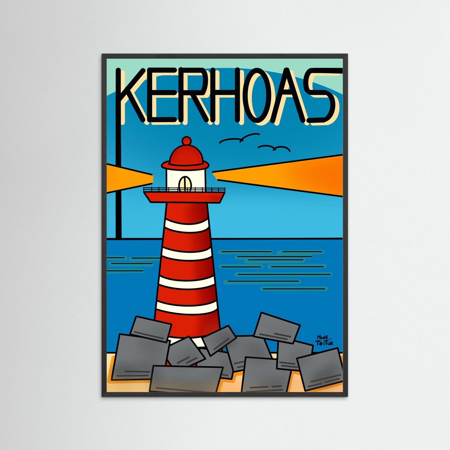 Poster print ‘Kerhoas Lighthouse’