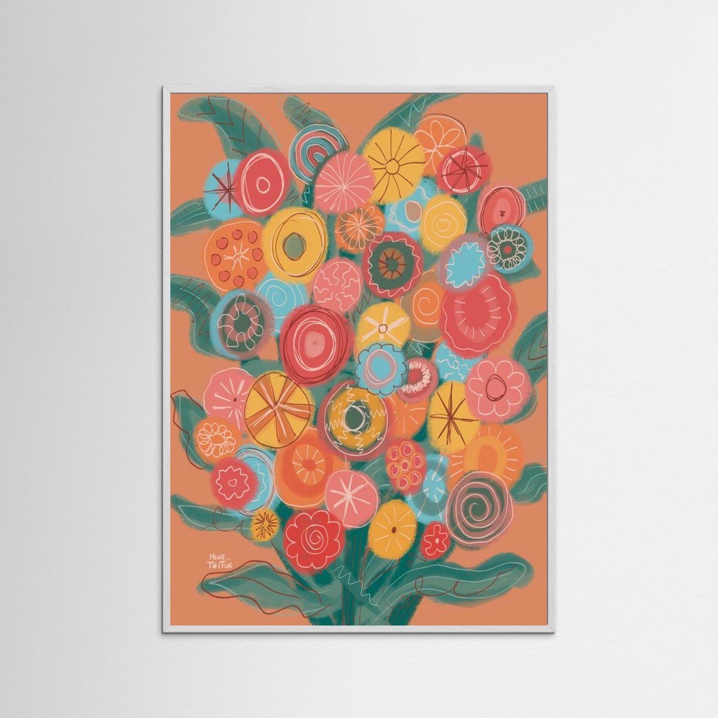 Poster ‘Bunch of flowers’